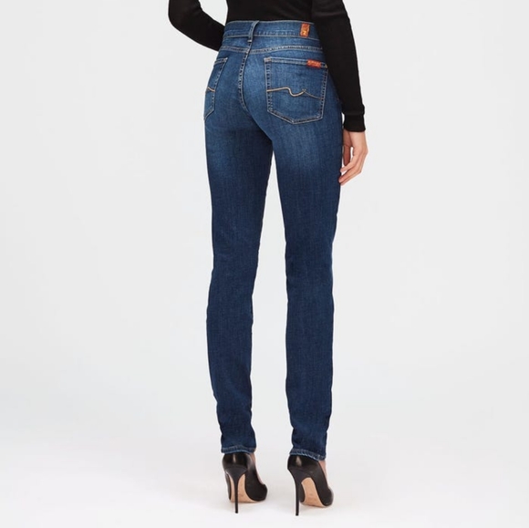 7 For All Mankind Roxanne Slim Jeans Sz 26